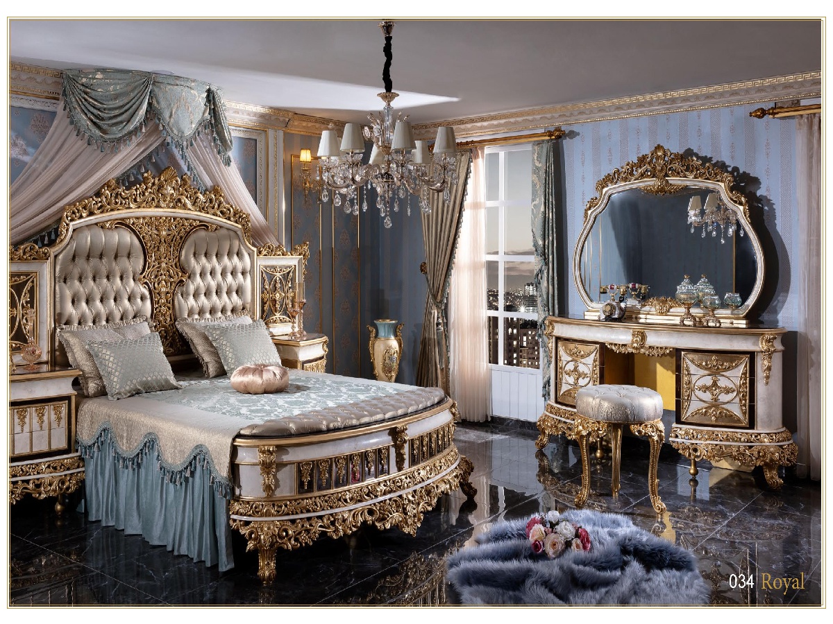 034 Royal Klasik Yatak Odası